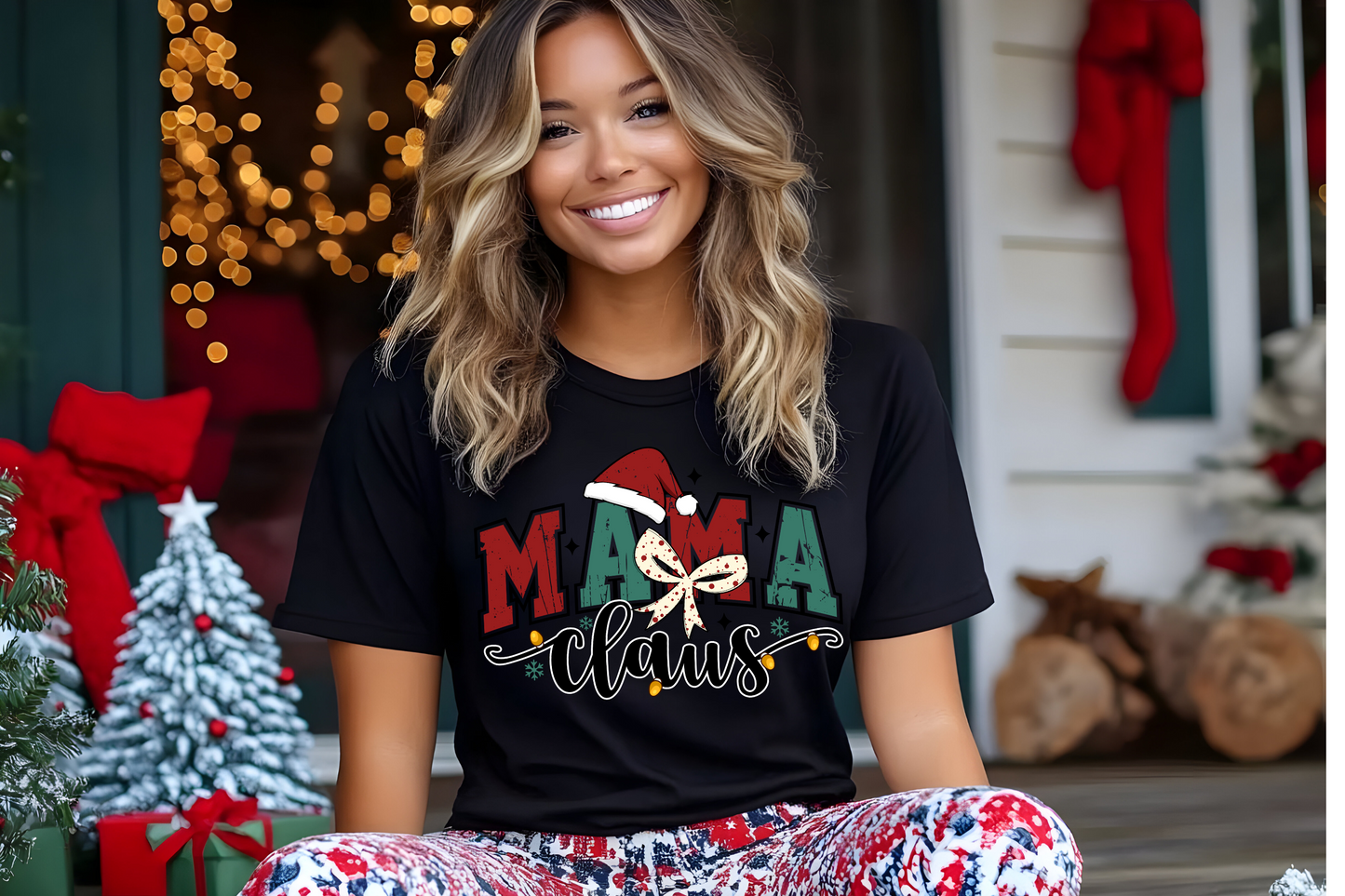 Introducing the "MAMA Claus Tee" from Besttee & Co.!